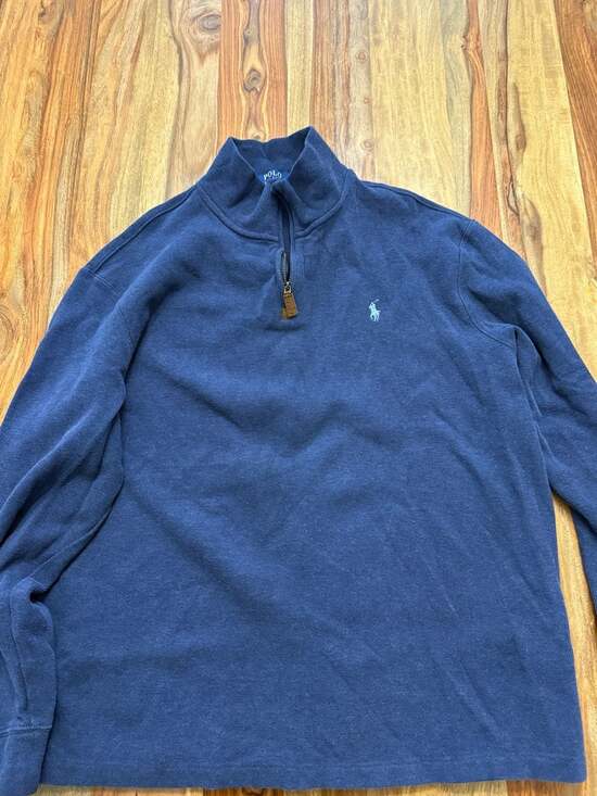 Polo Ralph Lauren Other - Polo Ralph Lauren Men's XL Navy Blue Quarter-Zip Pullover Sweater